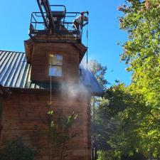 Log Home Surface Stripping And Staining In Jasper GA 16
